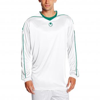 uhlsport Camiseta Stream II Manga Larga, Todo el año, Unisex, Color weiß/Lagune, tamaño L