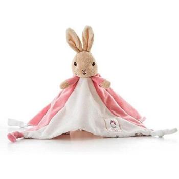 Peter Rabbit knuffeldoekje/tutje roze 30cm