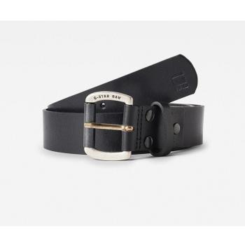 G-Star RAW Dast Black Leather Belt for Men, 95 cm
