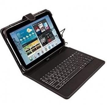 Funda con teclado Silver HT negro