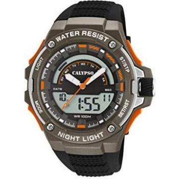 Reloj Digital-Análogo Calypso K5768 Para Hombre, Caja de Caucho Multicolor 53 mm