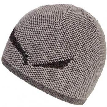 SALEWA Niños ortles Wool Beanie – Gorro, Otoño-Invierno, Infantil, Color grey/0730/0540, tamaño 58