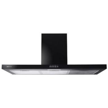 Campana Extractora Infiniton 90 cm, 380 m³/h, Clase B, 3 Velocidades, Luz LED, Negra