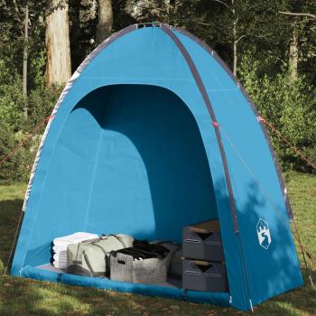 Tienda de almacenamiento impermeable vidaXL azul, gris, naranja y verde