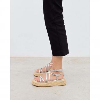 MIM Shoes - Plataforma Baja Formentor 37 Plata