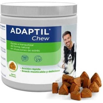 ADAPTIL Chew - Una Manera Deliciosa y Natural de Ayudar a tu Perro a calmar su ansiedad - 30 uds