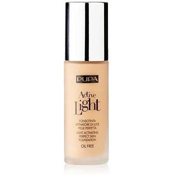 Pupa Active Light Foundation SPF 10 - Shade 040 Sand, Oil-Free, 30ml