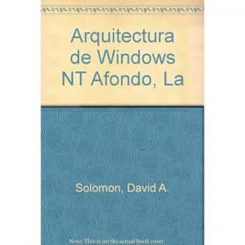 Windows nt a fondo la arquitectura