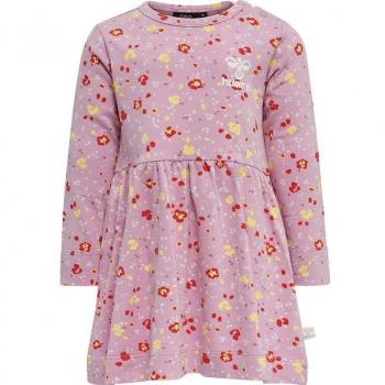 Hummel hmlmira Long Sleeve Baby Dress in Violet 9-12 Months