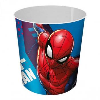 Papelera de Spiderman Wall 78187 - Papelera decorativa con diseño de Spiderman, fabricada en plástico resistente, ideal para habitaciones infantiles y espacios temáticos, fácil de limpiar y mantener