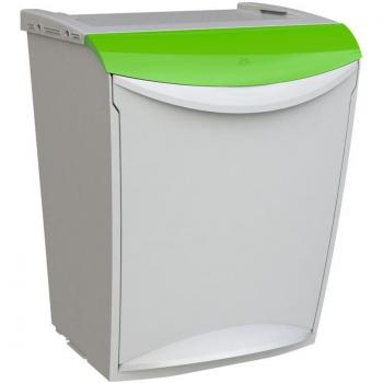 Denox DEN114 Ecosystem Sistema Modular de Reciclaje 25 litros, Verde, 340x300x423 mm
