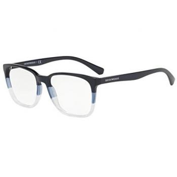Emporio Armani 0EA3127 Monturas de gafas, Dark Blue Aqua, 53 para Hombre