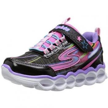 Skechers Lumos - Zapatillas de deporte Niñas, Negro/Rosa