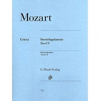Quintetos de Cuerda Completos de Mozart Vol. 2 para 2 Violines, 2 Violas y Violoncello (Partes) (Urtext)