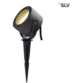 Proyector para exterior SLV SITRA 360 SPIKE 231525 antracita, foco con pica, antracita, aluminio, altura 12 cm