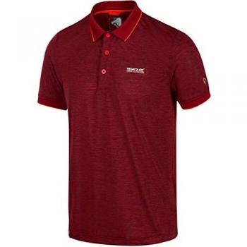 Regatta Remex II-Polo Deportivo De Secado Rápido T-Shirts/Polos/Vests, Hombre, Delhi Red, XXL