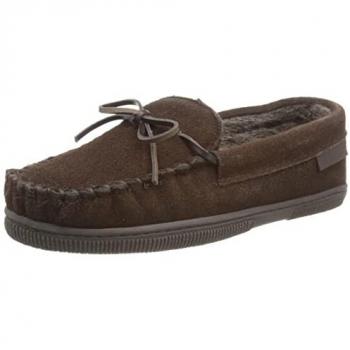 Hush Puppies Ace Chocolate Brown Suede Men's Slippers - Size UK 6