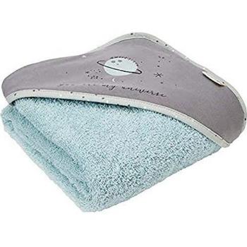 Maxicapa de baño Bimbi Casual Planet 100 x 100 cm color verde
