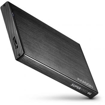 Axagon EE25-XA6 Caja Externa USB 3.0 para SSD/HDD de 2.5 con conexión SATA 6G, fabricada en aluminio