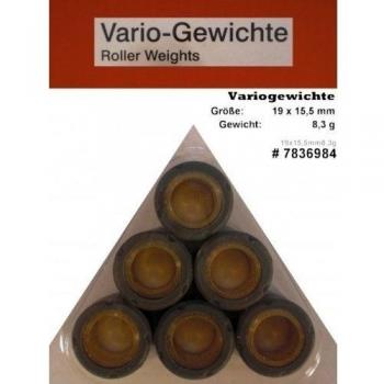 variomatik ruedas Pesas. 19 x 15 5 mm 8 3 G para roller Piaggio Nrg 50 Power DD LC a partir de 2005