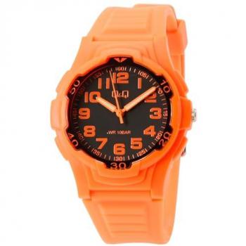 Reloj Analógico Hombre Q&Q V31A-005VY Blanco Plateado Ø 40 mm