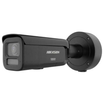 Cámara IP Hikvision 8MP ColorVu PoE Exterior 2.8-12mm Audio IA IR IK10 IP67 Negra