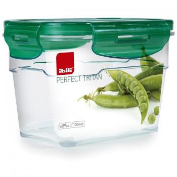 CONTENEDOR 1000ML. HERMETICO PARA ALIMENTO PERFECT TRITAN 16X12XH11CM.