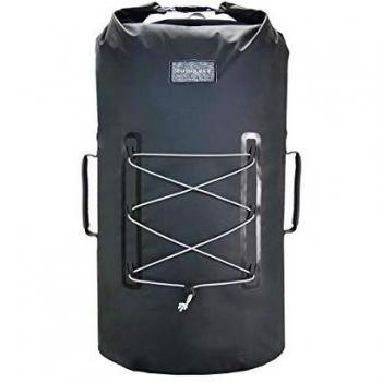 Zulupack Smart Tube 40L Unisex Black Backpack