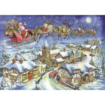 Rompecabezas de 1000 piezas Nº 13, Nochebuena de Ray Cresswell - The House of Puzzles
