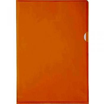 Exacompta 661230E - Portafolios de plástico A4 13.5, color amarillo, caja de 100