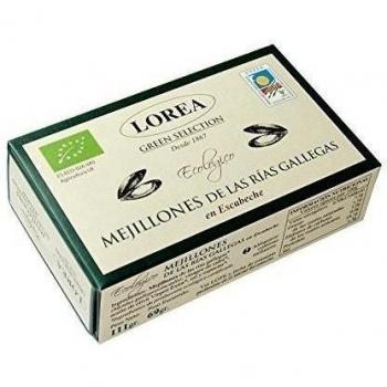 Lorea Gourmet - Mejillones de las Rías Gallegas en Escabeche. Lata 111g.
