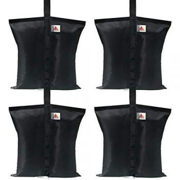 ABCCANOPY Industrial Grade Weights Bag Leg Weights for Pop up Gazebo Tent, Patio Umbrella, Outdoor Furniture, 4pcs-Pack