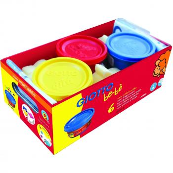 Giotto be-bè Super pintura a dedos - Schoolpack 6 unidades x 100 ml