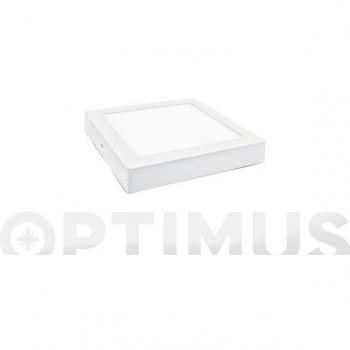Downlight LED Superficie Cuadrado Blanco 18W Luz Neutra 1700lm-1800lm