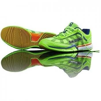 Salming Viper Mens Court Shoes, Color- Green, Size- 13 UK