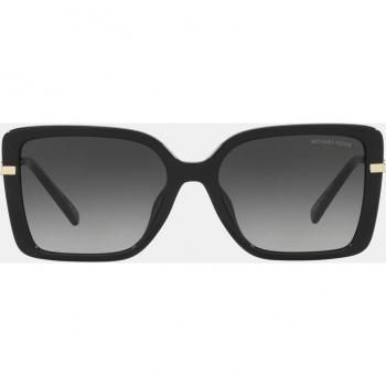 Michael Kors Black/Dark Grey Shaded Sunglasses Castellina, Female, Size: 55 MM