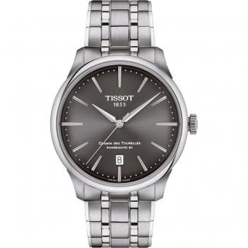 Tissot Chemin des Tourelles Powermatic 80 Watch, 39mm - Gray/Silver - Size: One Size
