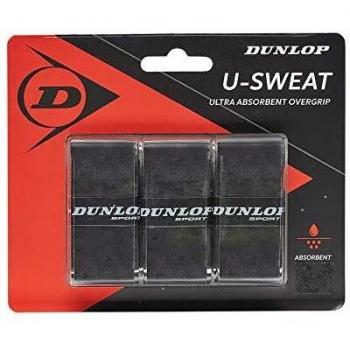 Dunlop 613270 Grip de Tenis, Unisex-Adult, Negro, Talla Única