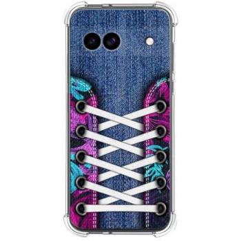 Funda Antigolpes de Silicona para Google Pixel 8a 5G con Diseño Zapatillas 06