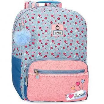 Enso I love sweets - Mochila Portaordenador, 42 cm, Multicolor