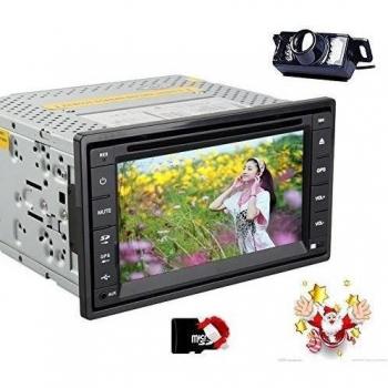 X'mas con la cš¢mara en la pantalla tš¢ctil del coche PUPUG tablero Audio 6.2 Doble Všªdeo 2Din mš¢s nuevo Win8UI CD DVD DVD del coche con la radio del GPS Bluetooth IPod universal mp3 mp4 FM Car Dvd AM RDS