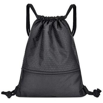 CestMall Bolso con cordón, Bolso Deportivo con cordón Impermeable Bolso con cordón de PE Unisex Niñas Niños, Bolso con cordón de Saco de Gimnasio Brawstring19.5 * 16.5INCH