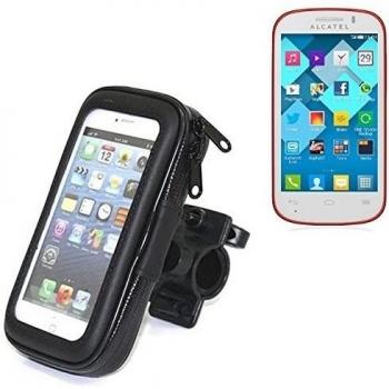 Montaje de la bici para Alcatel One Touch Pop C3, montaje del manillar para smartphones / teléfonos móviles, de aplicación universal. Conveniente para la bicicleta, motocicleta, quad, moto, etc. repelente al agua, a prueba de salpicaduras a prueba de l