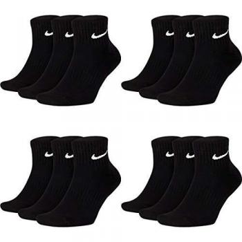 Nike Everyday Cush Ankle Sports Socks 3 Pack - White - Size: 38-42 (Unisex)
