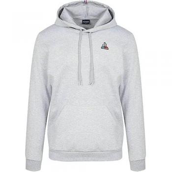 Sudadera con capucha Le Coq Sportif Essentiels Nº1 gris, talla XXL