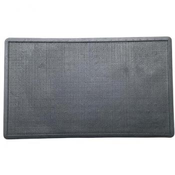 Felpudo de Goma con Púas Rectangular Antideslizante, Alfombra Antideslizante para Exterior o Interior, Lavable e Impermeable - 35 cm x 60 cm