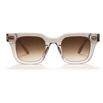 CHIMI 04 Ecru Large Transparent Men's Sunglasses