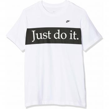 Nike M NSW tee Mini FTRA 3 T-Shirt, Hombre, White, XL