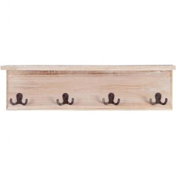 Perchero de Pared Madera de Abeto