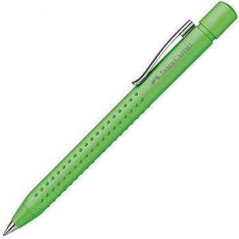 Faber-Castell Grip 2011 - Bolígrafo de punta redonda, color verde claro
